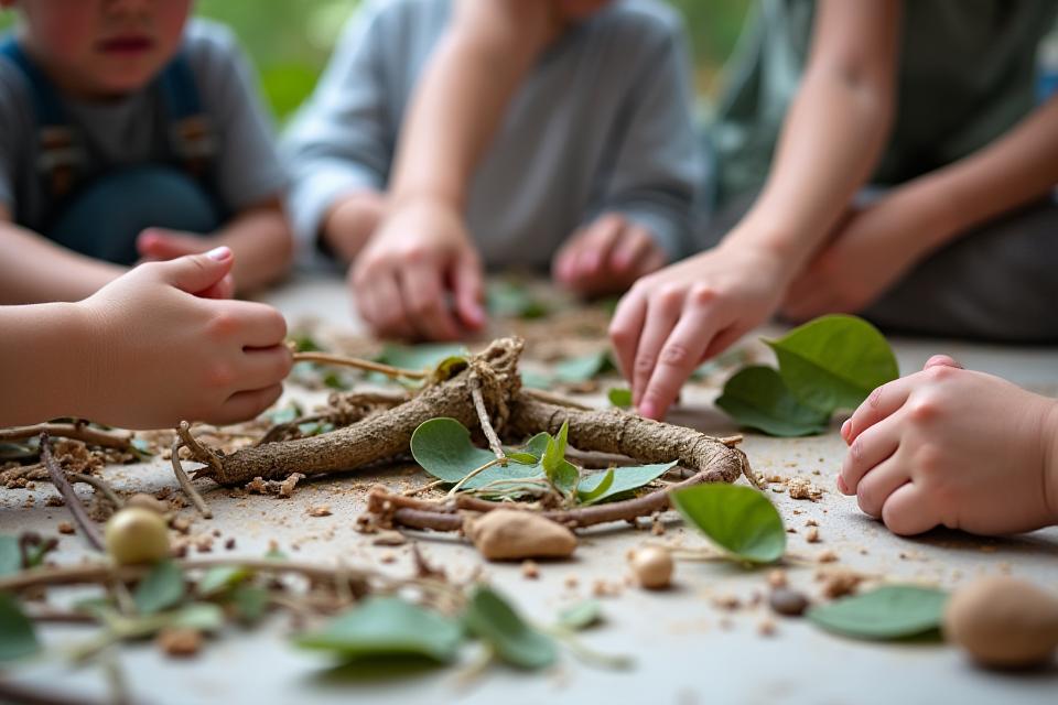 Naturmaterialien Workshop Umweltbildung