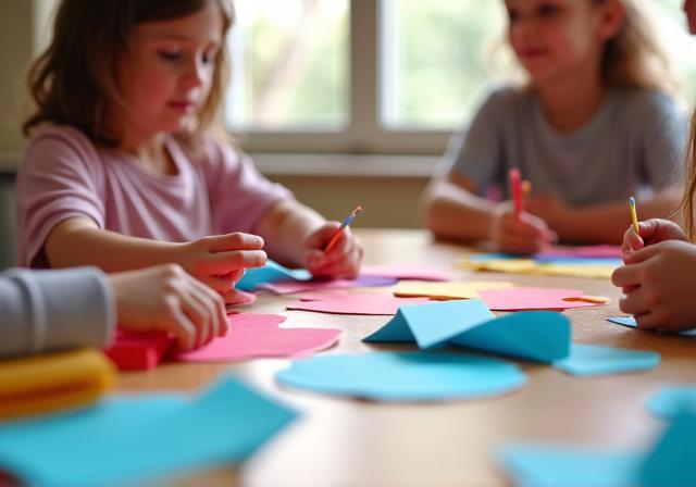 Papierworkshop für Kinder
